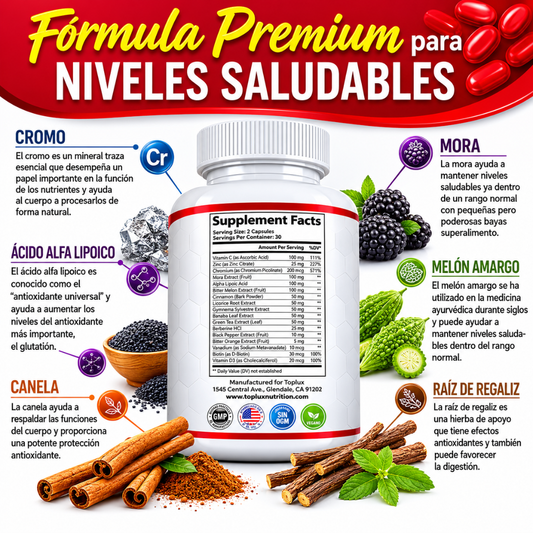 BLOOD SUGAR — Apoyo diario para energía más estable