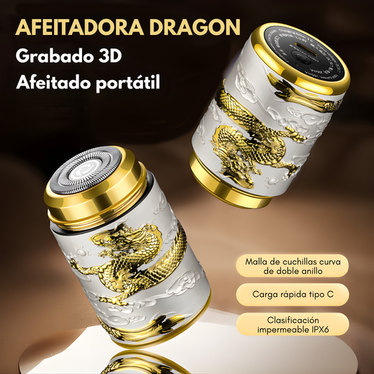 AFEITADORA DRAGON – Afeitado preciso, diseño compacto y estilo único en cada uso