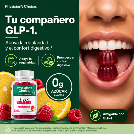 GOMITAS DE FIBRA - Apoyo digestivo para regularidad, menos antojos y abdomen más ligero