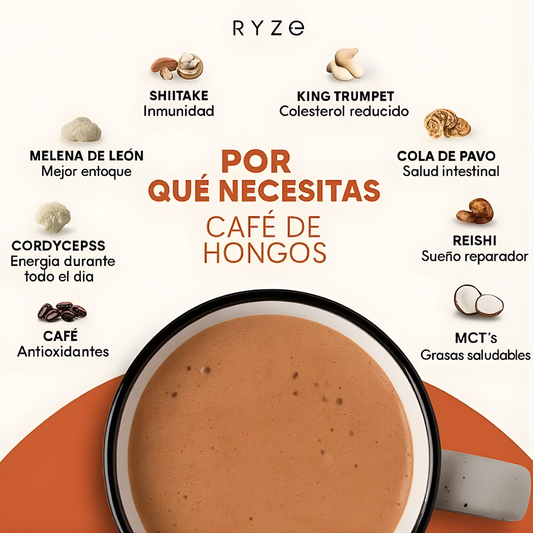 CAFE RYZE – Energía limpia, enfoque mental y bienestar digestivo en cada taza