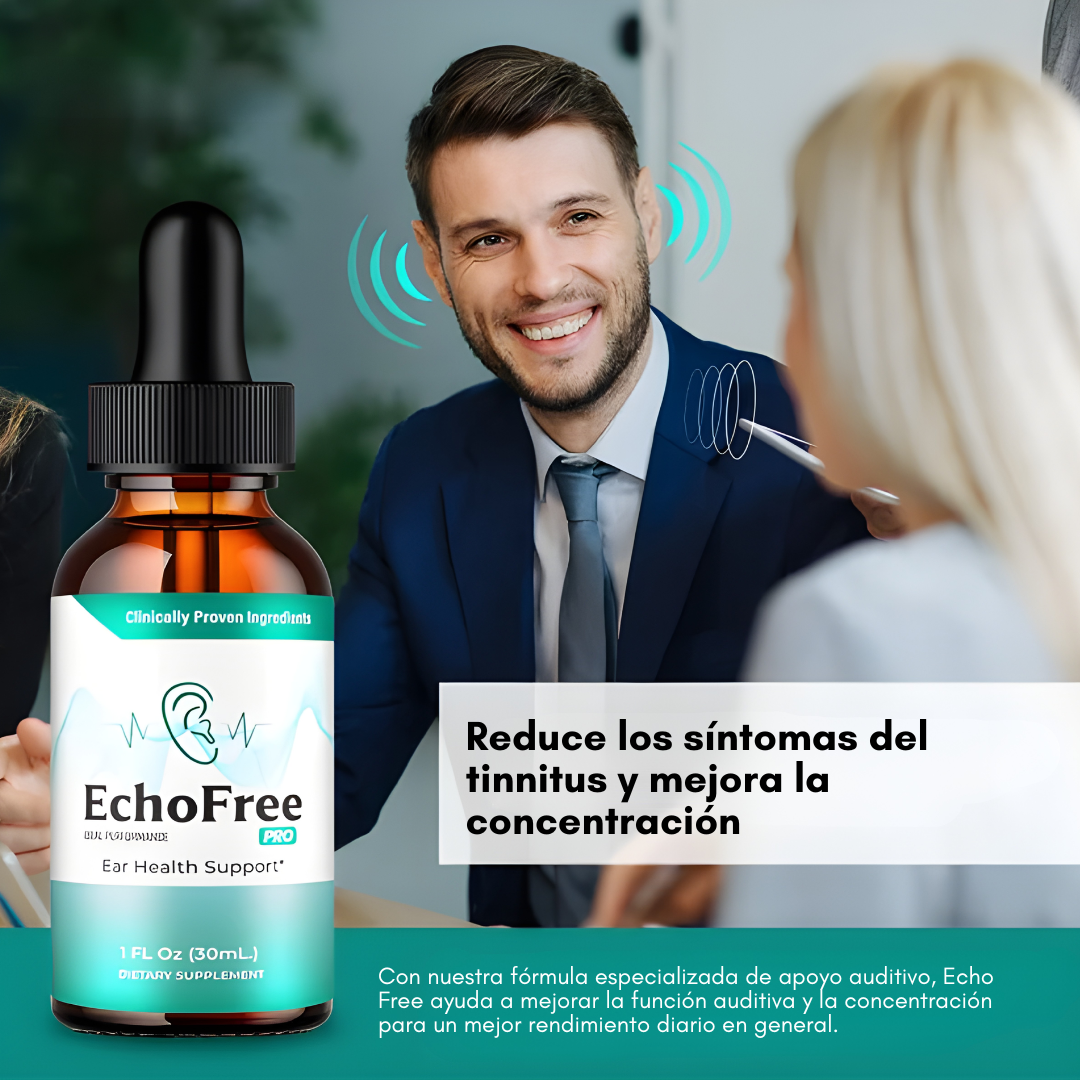 ECHOOFREE SOPORTE PARA LA SALUD DEL OÍDO – Apoyo auditivo diario
