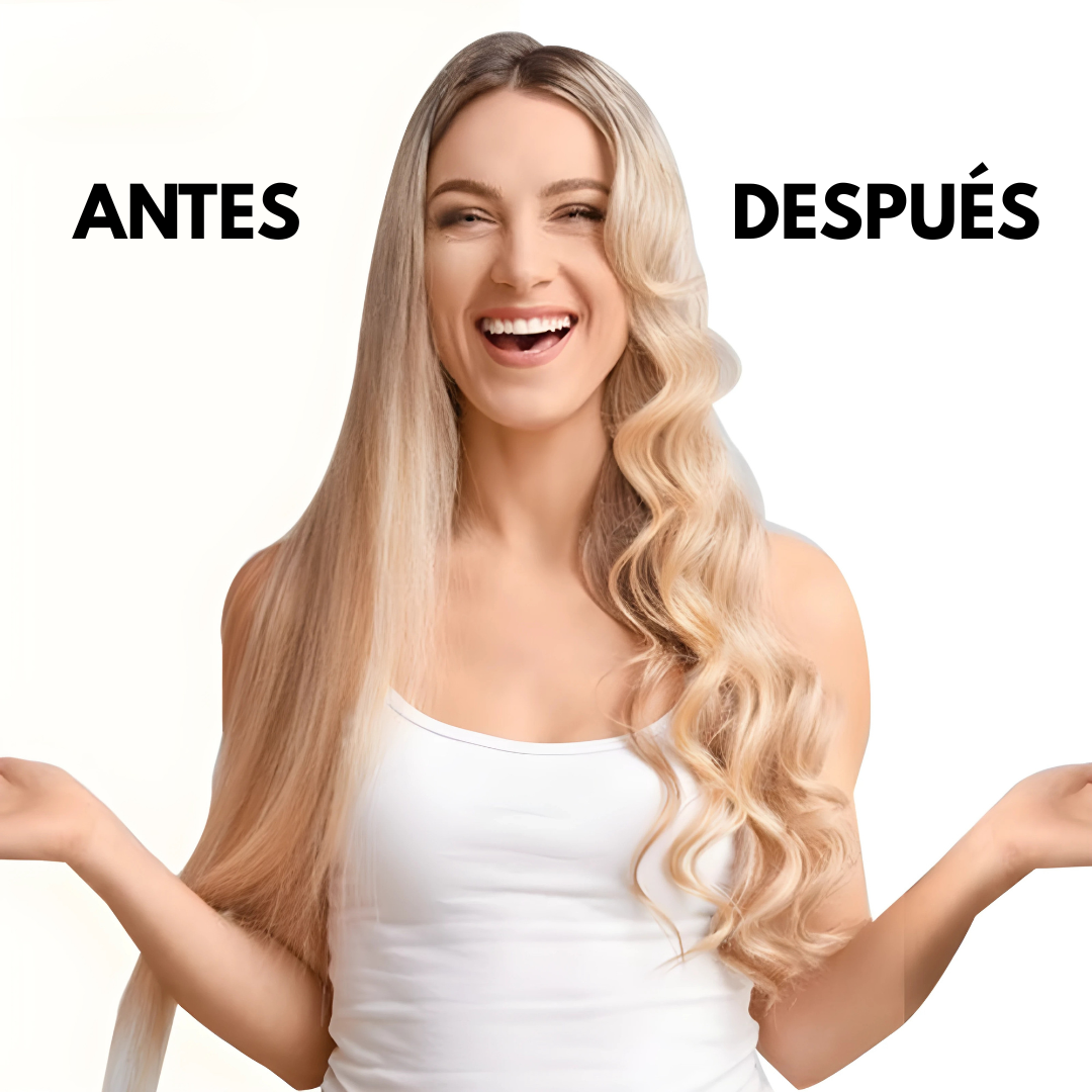 RIZADOR DE CABELLO SIN CALOR – Rizos definidos y duraderos en minutos