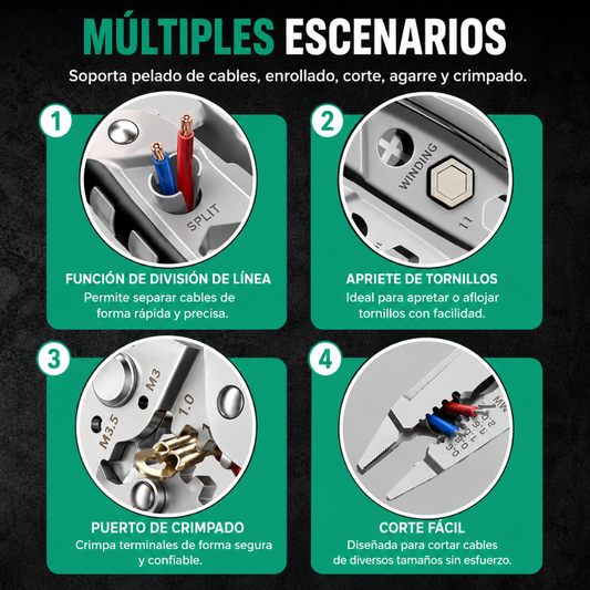 ALICATE MULTIFUNCIÓN – Corte preciso y seguro