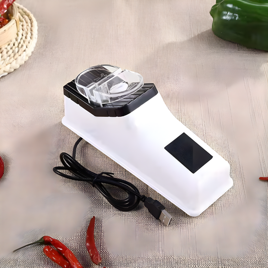 AFILADOR DE CUCHILLOS ELÉCTRICO USB – Corte preciso, filo perfecto y cocina sin esfuerzo