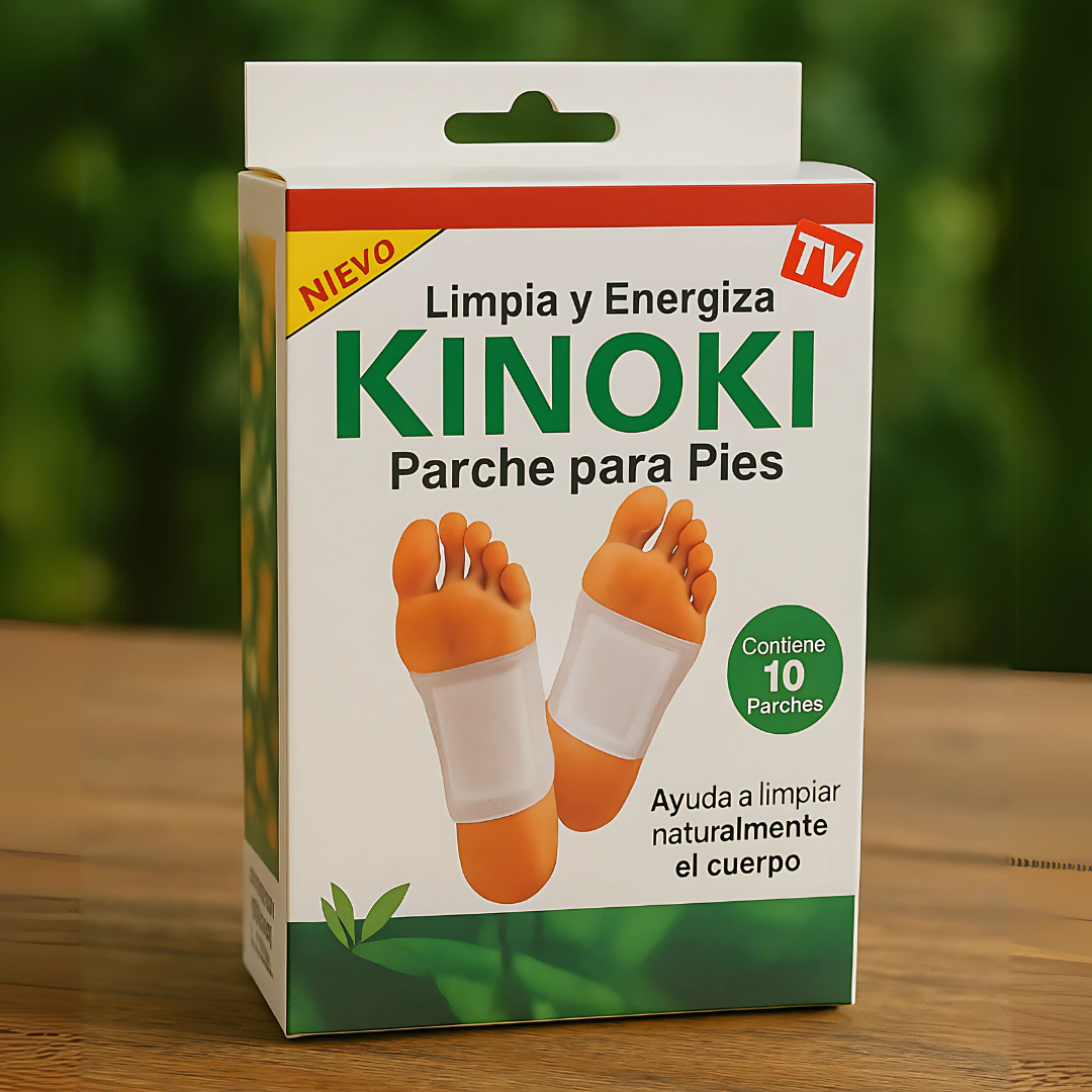 PARCHES DETOX KINOKI — Limpia tu cuerpo de forma natural mientras duermes