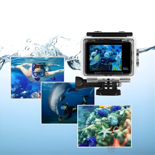CÁMARA DEPORTIVA TIPO GO PRO SPORT 4K – Graba tus aventuras en alta definición, bajo el agua y en cualquier condición extrema