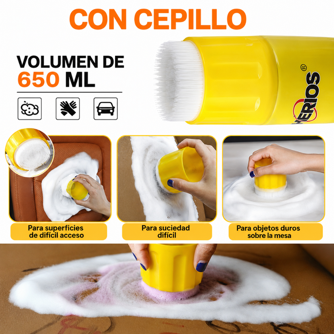 FOAM CLEANER MULTIUSO – Limpieza interior para tu auto