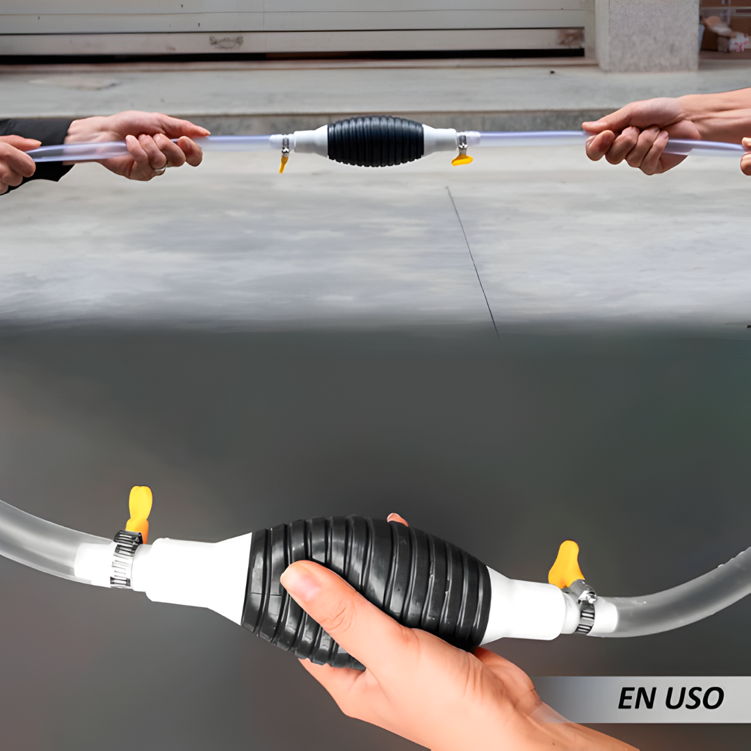BOMBA DE SUCCIÓN – Transferencia segura, control total y solución práctica para combustibles y líquidos