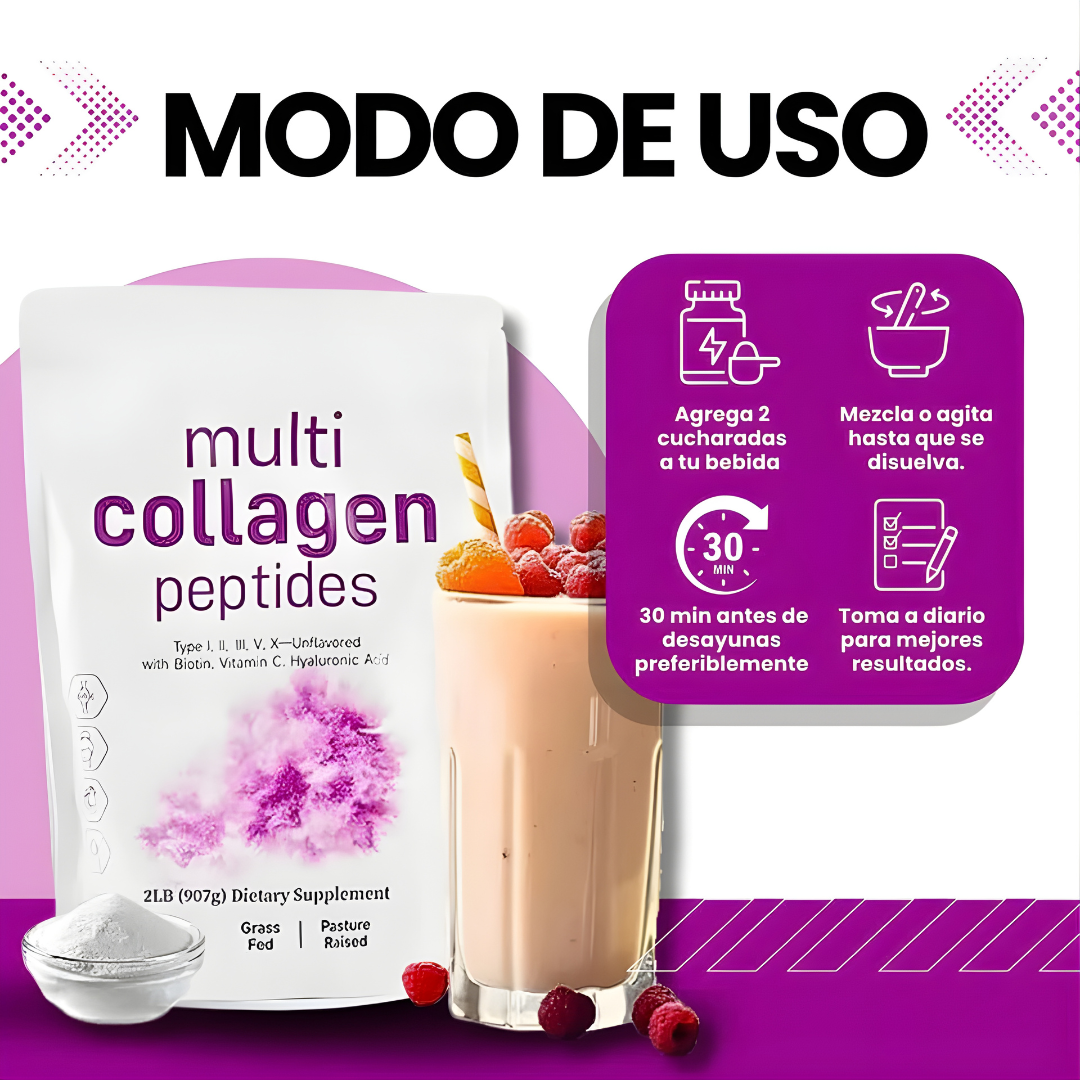 MULTICOLLAGEN POLVO – Apoyo nutricional completo, bienestar diario y nutrición consciente