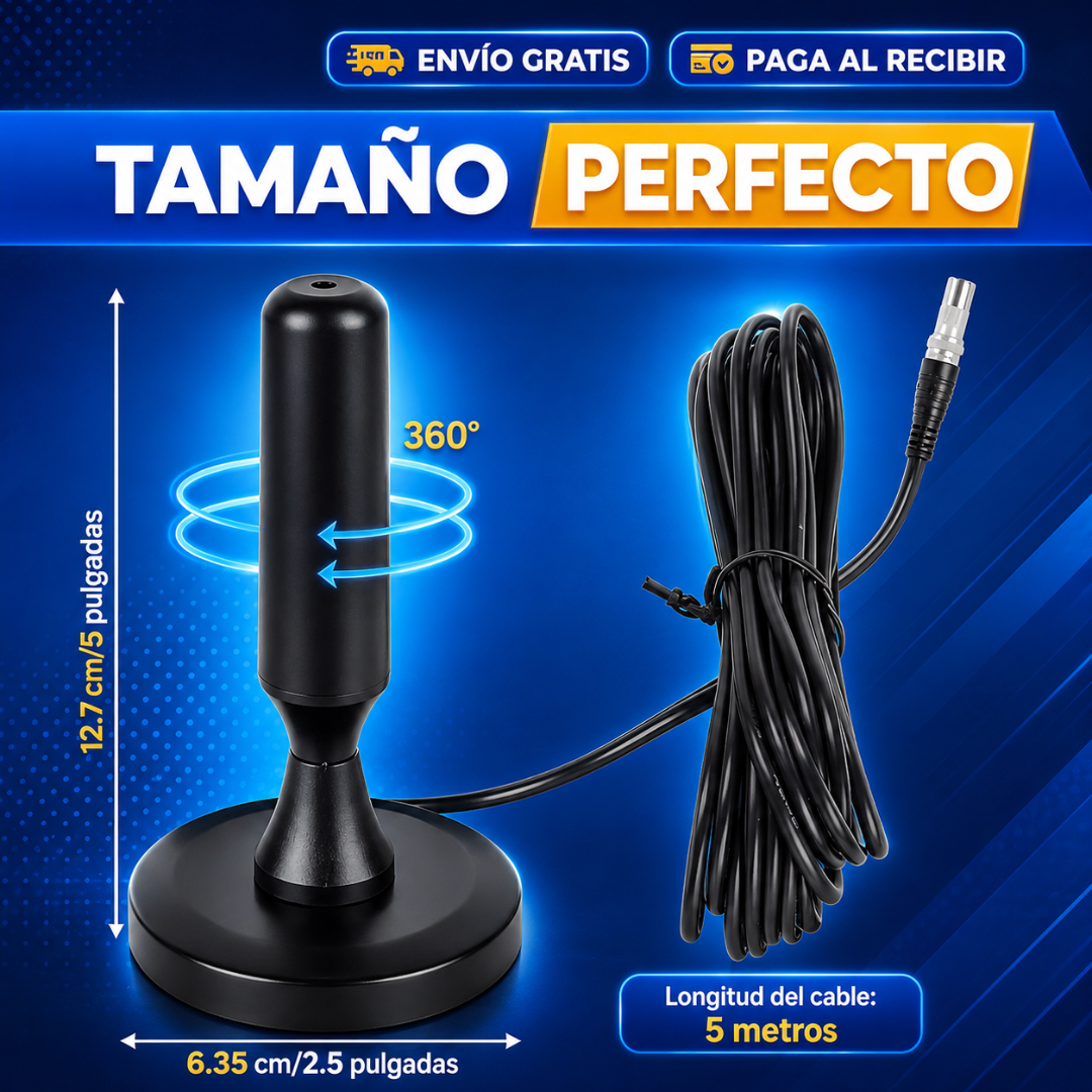 ANTENA DE TV PARA SMART TV (SIN CABLE) – Televisión sin mensualidades
