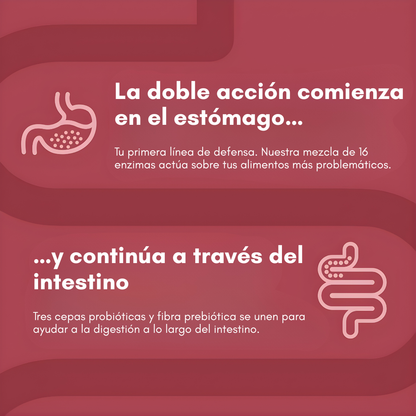ENZIMAS DIGESTIVAS – Apoyo digestivo para menos pesadez, mejor evacuación y abdomen más ligero