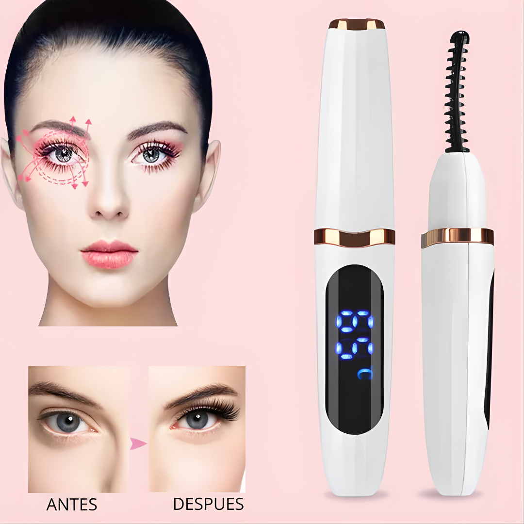 RIZADOR ELÉCTRICO – Curvatura duradera, efecto natural y mirada más definida en minutos