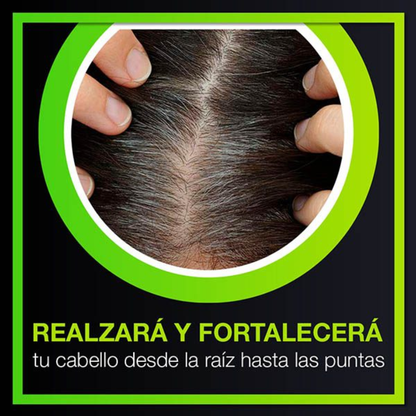 SHAMPOO CUBRE CANAS — Las canas desaparecen en el mismo lavado. Sin tinte, sin espera, sin compromiso.