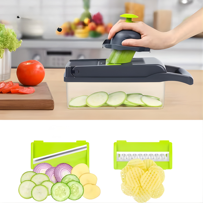 PICADOR Y CORTADOR MULTIFUNCIONAL – Cortes rápidos y cocina práctica