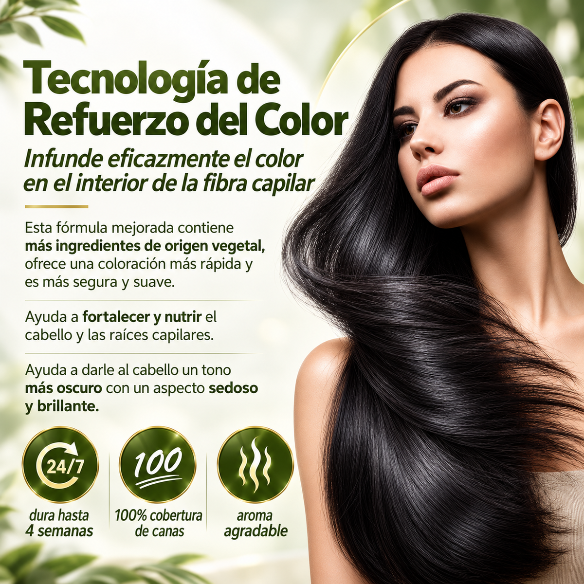 SHAMPOO CUBRE CANAS – Recupera tu color fácilmente