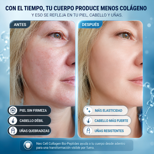 NEOCELL COLLAGEN BIO-PEPTIDES – Apoyo diario para piel, cabello, uñas  y articulaciones con absorción avanzada