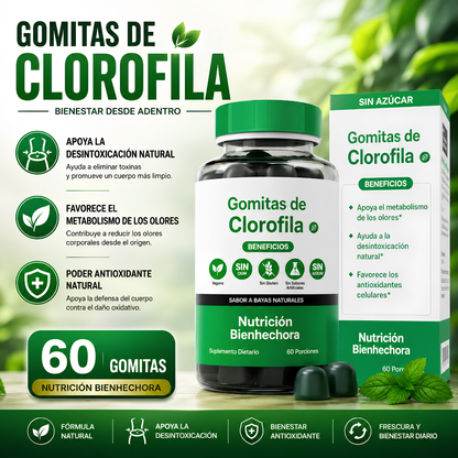 GOMITAS DE CLOROFILA - Digestión ligera y sabor rico