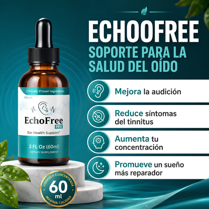 ECHOOFREE SOPORTE PARA LA SALUD DEL OÍDO – Apoyo auditivo diario