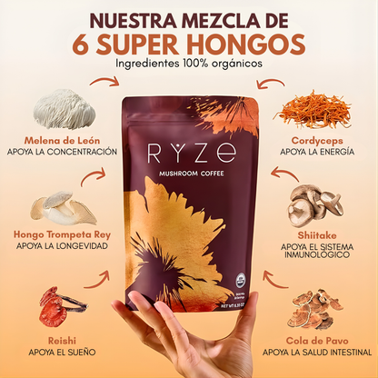 CAFE RYZE – Energía limpia, enfoque mental y bienestar digestivo en cada taza