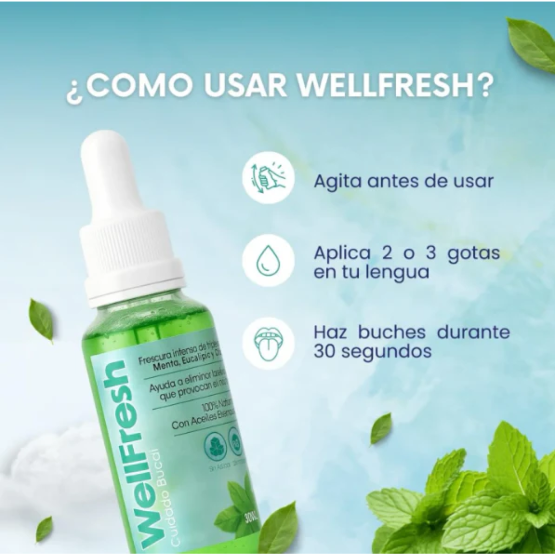 WELLFRESH – Aliento fresco inmediato, confianza diaria y tranquilidad en cada conversación