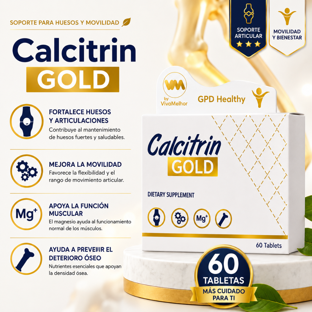 CALCITRIN GOLD – Apoyo para huesos fuertes