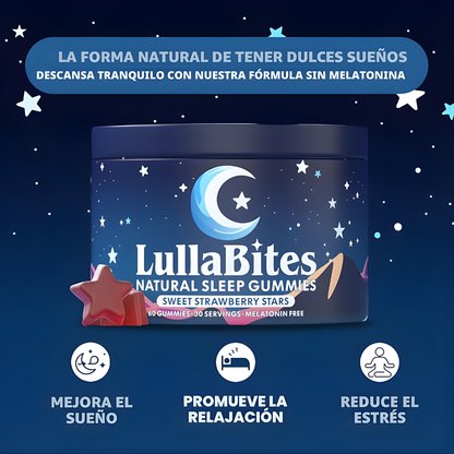 LULLABITES — Gomitas para dormir mejor y despertar descansado