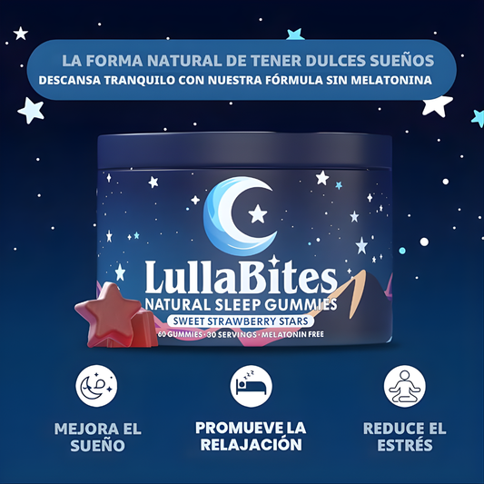 LULLABITES — Gomitas para dormir mejor y despertar descansado