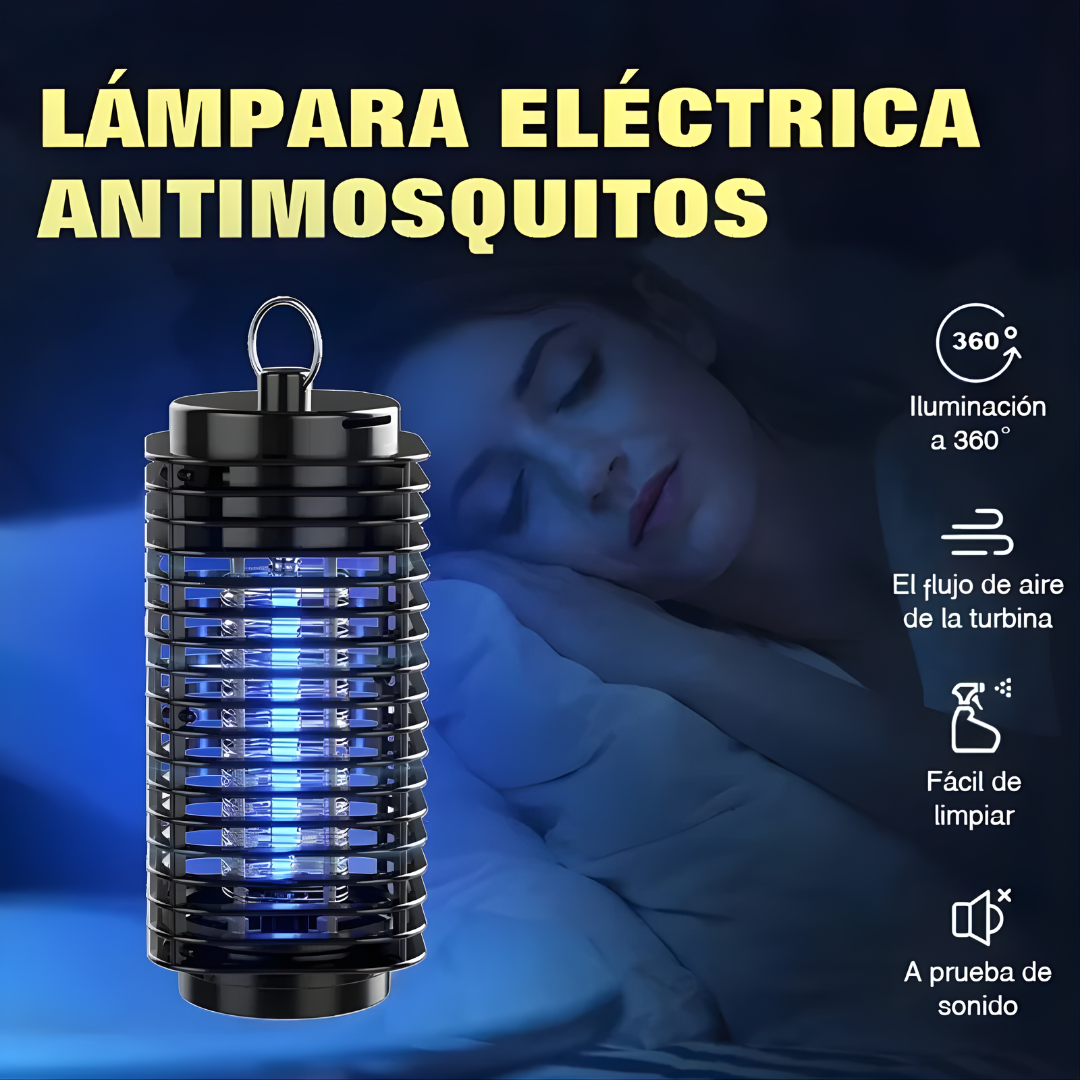 LÁMPARA MATA MOSQUITOS – Protección efectiva, ambiente más limpio y descanso sin insectos