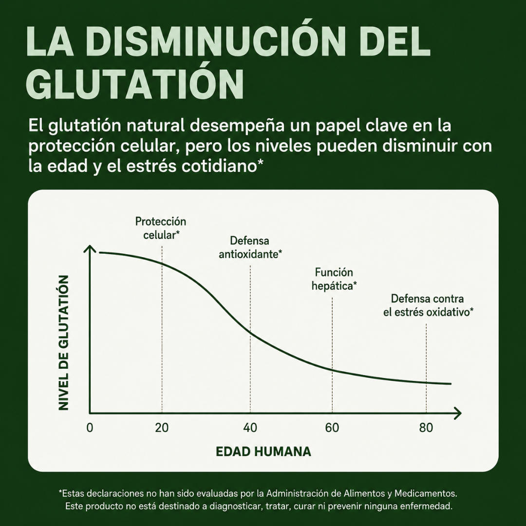 LIPOSOMAL GLUTATHIONE — Antioxidante maestro con absorción liposomal potenciada