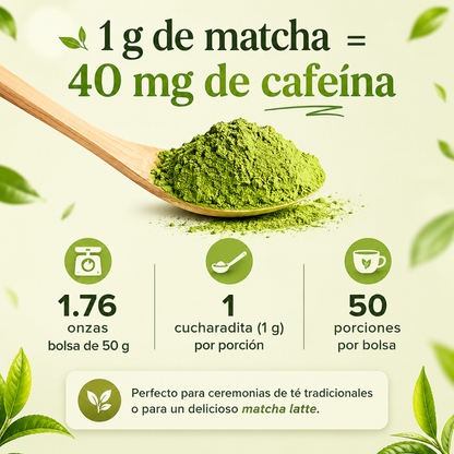 MATCHA SUNDAY MATCHA DE GRADO CEREMONIAL – Energía limpia y antioxidante