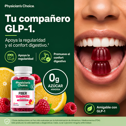 GOMITAS DE FIBRA - Apoyo digestivo para regularidad, menos antojos y abdomen más ligero