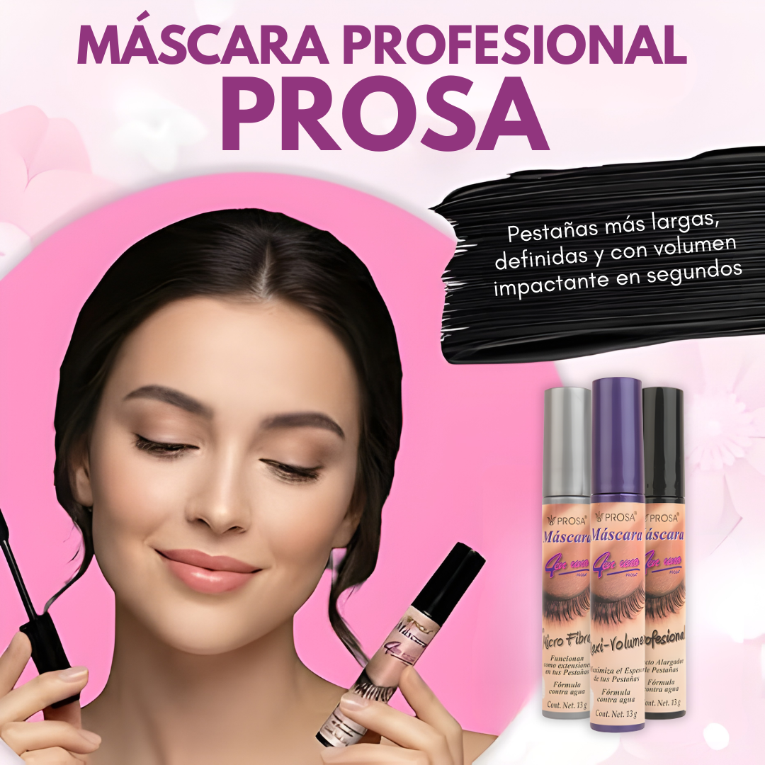 PROSA MÁSCARA DE PESTAÑAS SILICÓN — No necesitás más maquillaje, solo la mirada correctamente definida