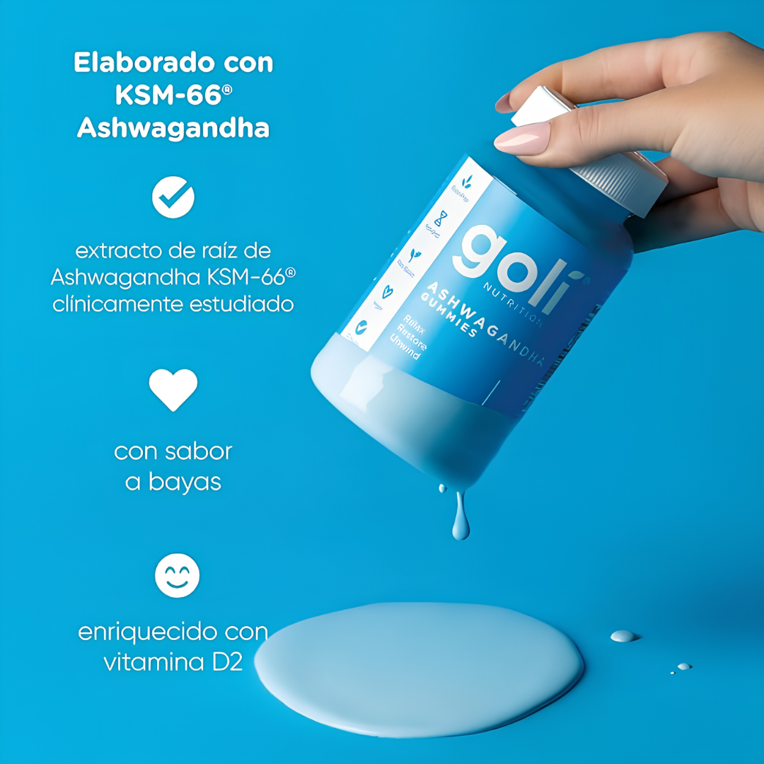 GOLI ASHWAGANDHA & VITAMIN D — Bienestar diario para sentirte mejor