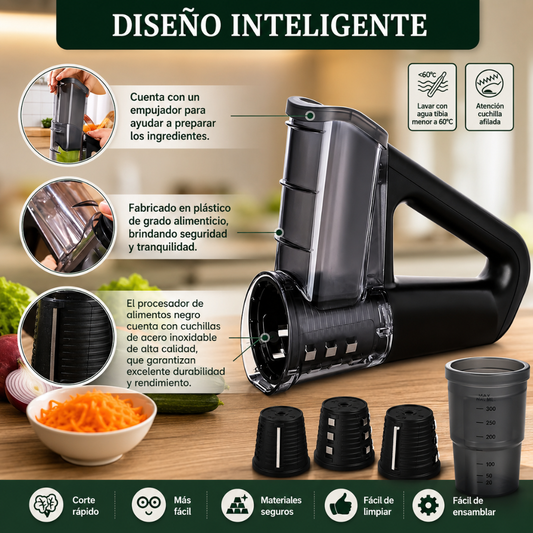 CORTADOR ELÉCTRICO MULTIUSOS – Cocina fácil y rápida