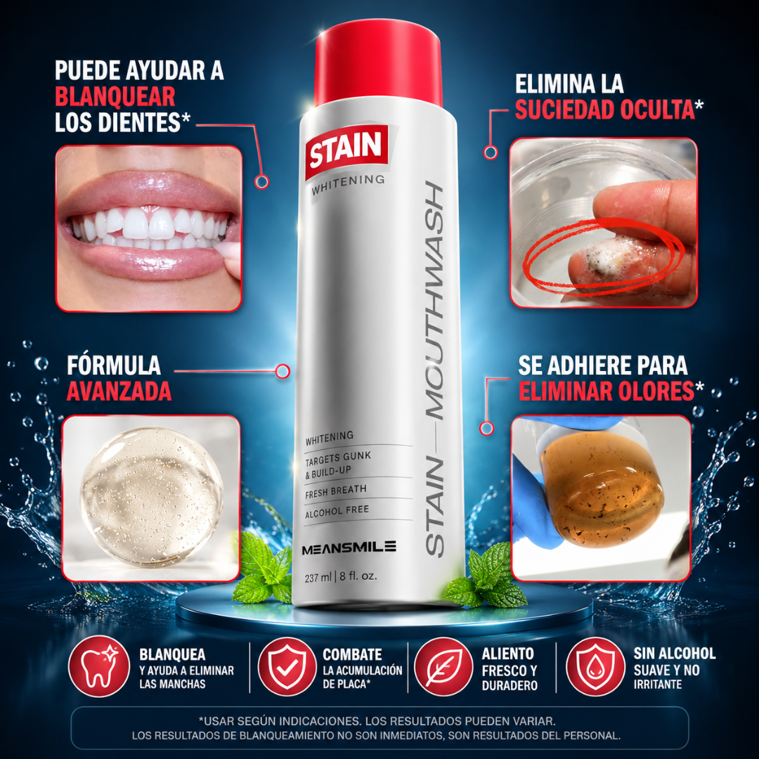 ENJUAGUE BUCAL BLANQUEADOR AVANZADO – Limpieza visible y aliento fresco
