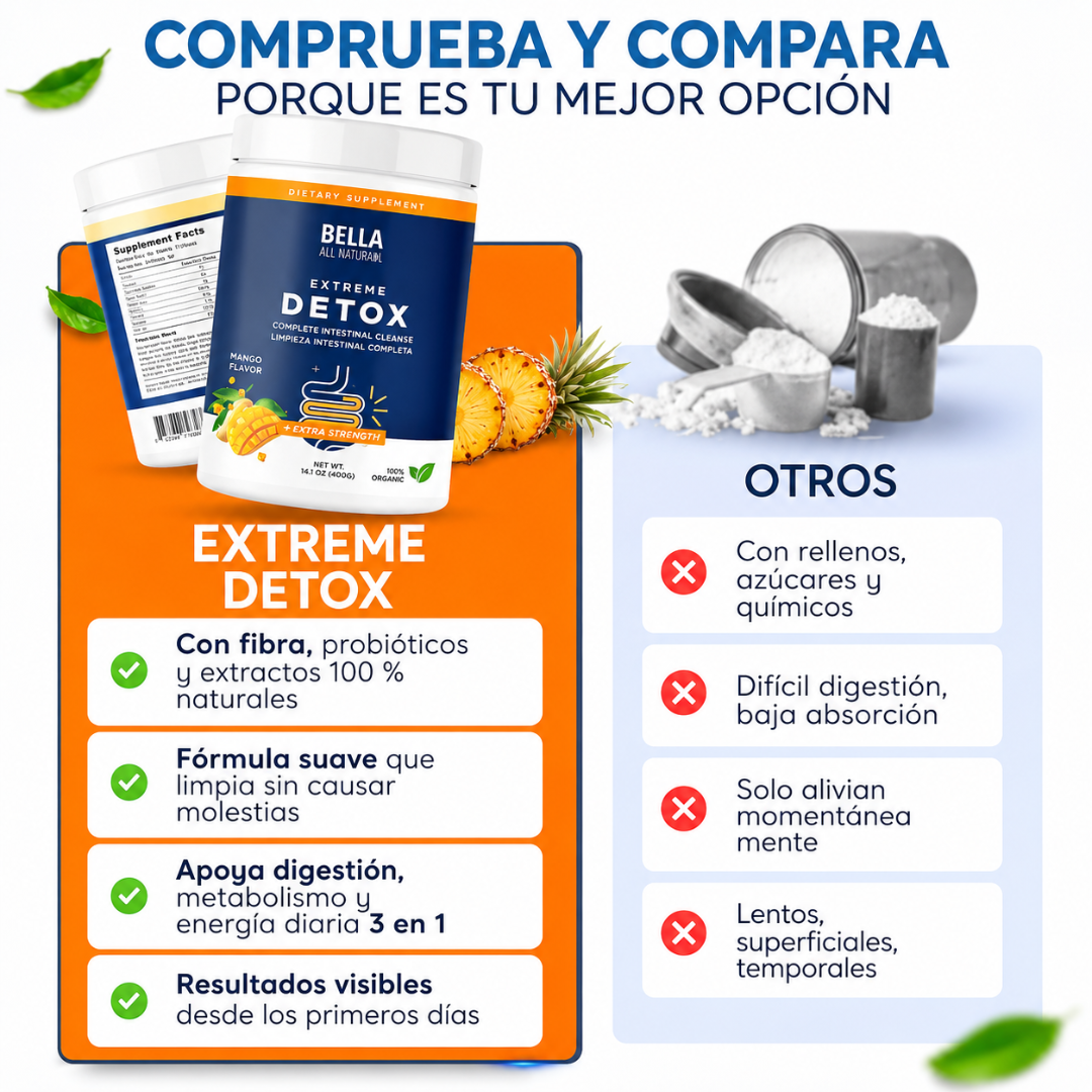 EXTREME DETOX — Siente el cuerpo más ligero desde adentro