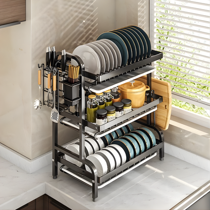 ESCURRIDOR DE PLATOS 3 NIVELES – Máxima organización, secado eficiente y cocina siempre ordenada