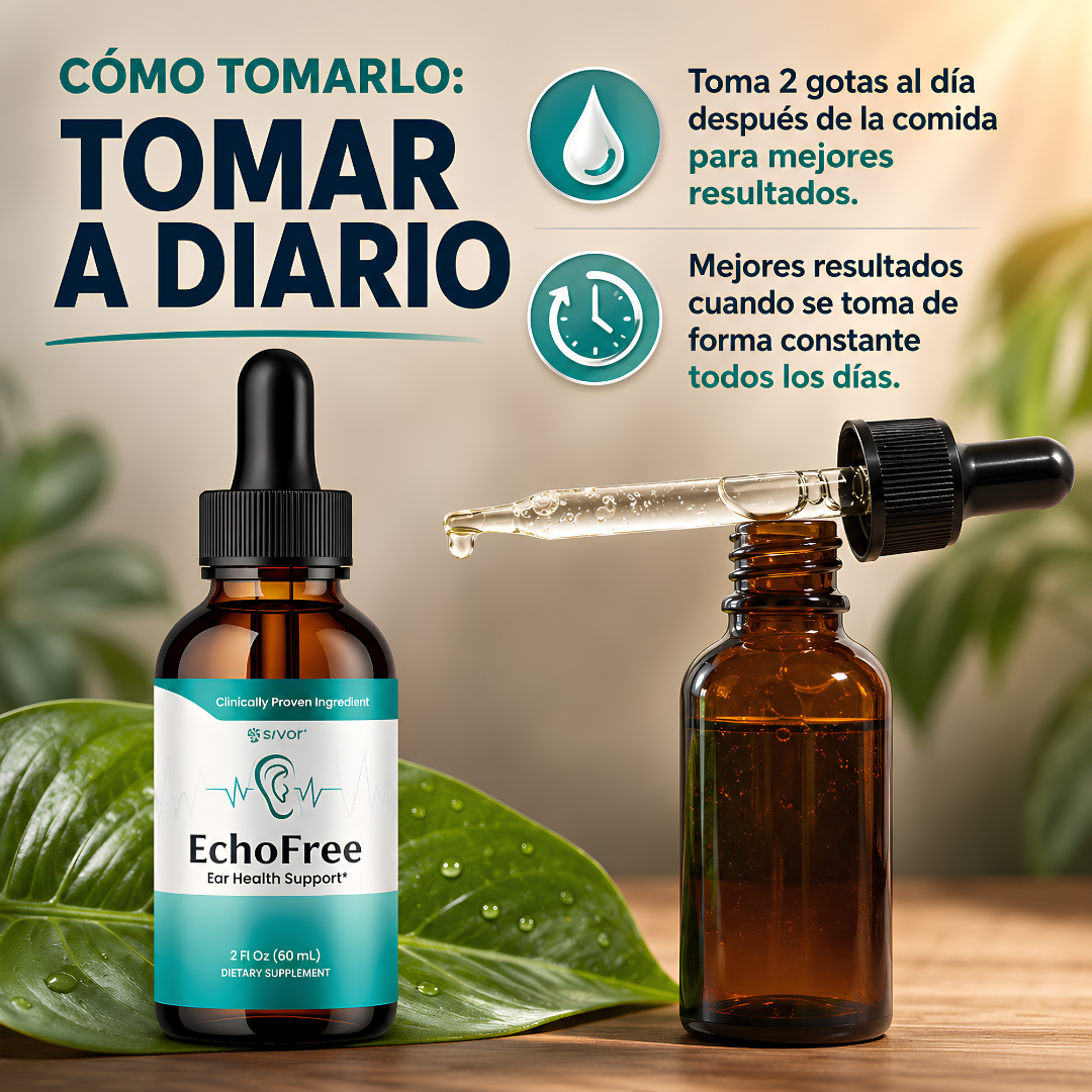 ECHOOFREE SOPORTE PARA LA SALUD DEL OÍDO – Apoyo auditivo diario