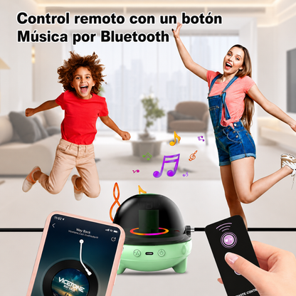 JUEGO DE SALTAR CON BOCINA BLUETOOTH BX-007 — Salta con música, cuenta los saltos solo y funciona para toda la familia