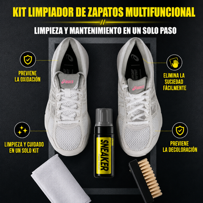 KIT LIMPIEZA CALZADO 1CEPILLO – Tenis limpios como nuevos