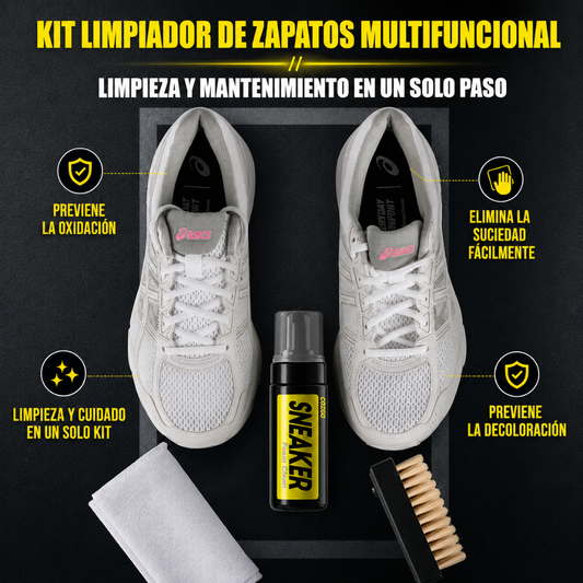 KIT LIMPIEZA CALZADO 1CEPILLO – Tenis limpios como nuevos