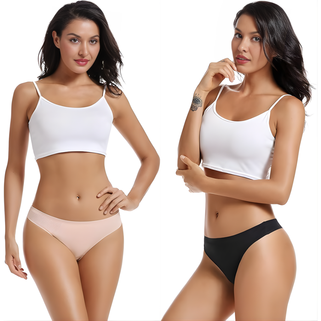 PACK*5 TANGAS SIN COSTURA – Libertad total, suavidad y cero marcas bajo tu ropa