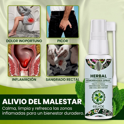 SPRAY HERBAL PARA HEMORROIDES ALIVIO NATURAL – Alivio íntimo localizad