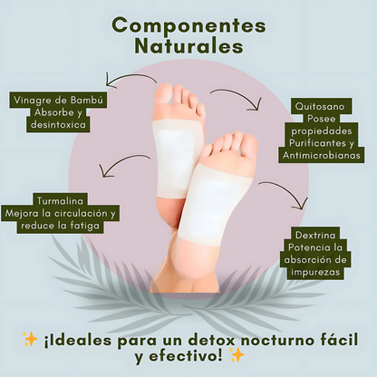 PARCHES DETOX KINOKI PARA TUS PIES — Tu rutina de bienestar nocturno empieza aquí