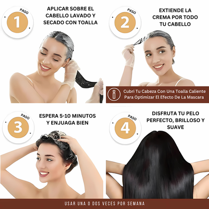 CREMA KARSELL — Colágeno profundo para un cabello completamente renovado
