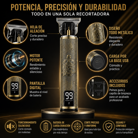 MÁQUINA AFEITADORA – Tu barbería en casa