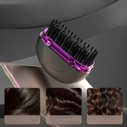 MINI CEPILLO ALISADOR PORTÁTIL 2 EN 1 – Cabello perfecto en minutos, estés donde estés