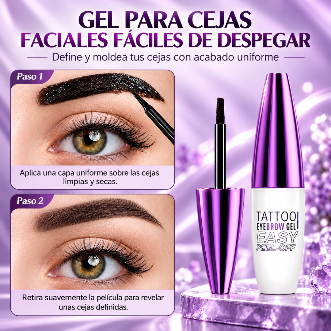 GEL PARA CEJAS FACIALES FÁCILES DE DESPEGAR – Cejas definidas por más tiempo