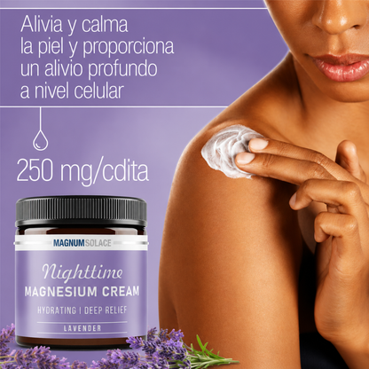CREMA DE MAGNESIO NOCTURNA MAGNUM SOLACE – Relajación y descanso nocturno