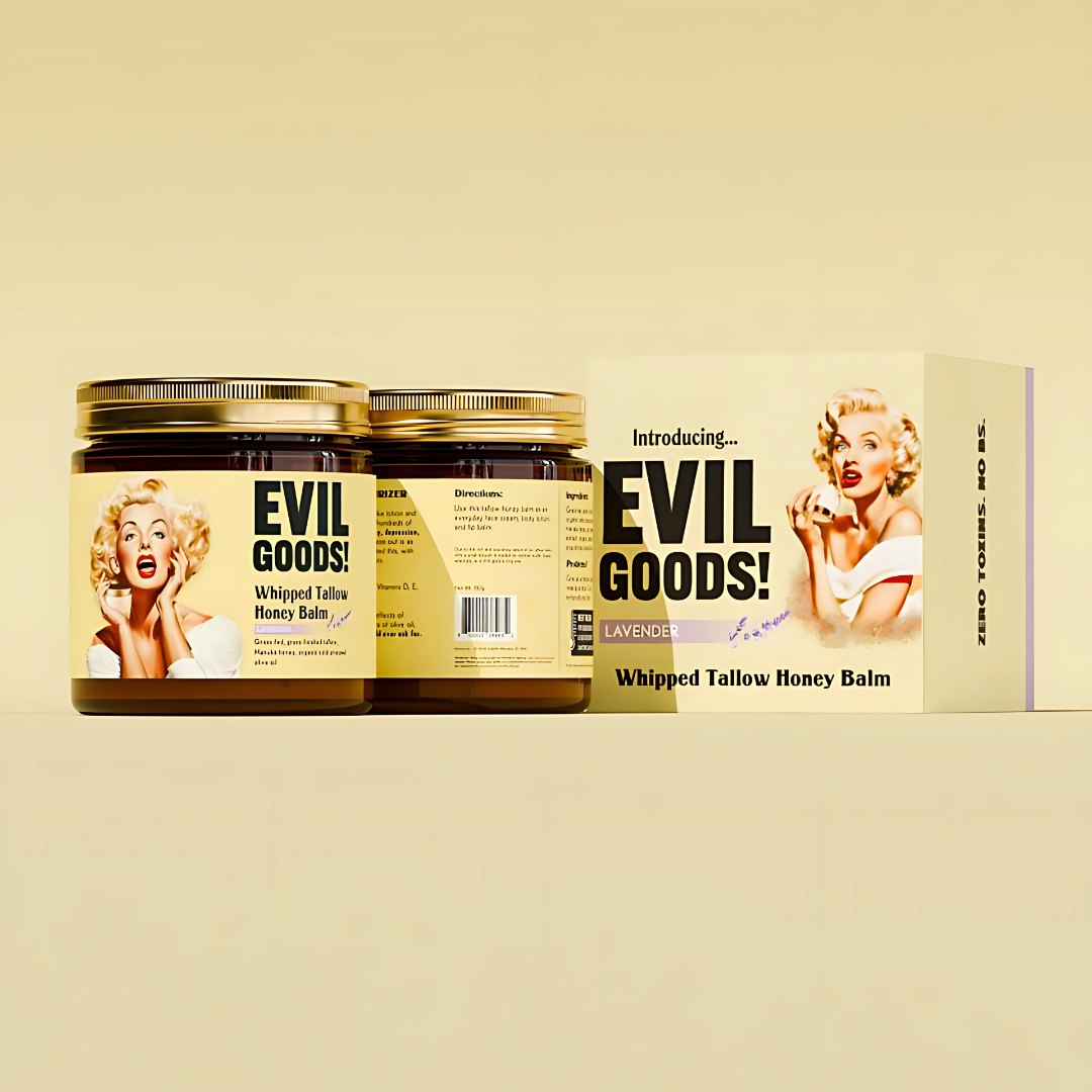 EVIL GOODS CEBO DE RES WHIPPED TALLOW HONEY BALM – Hidratación natural para tu piel